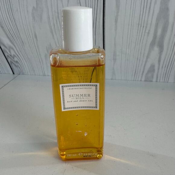 Crabtree & Evelyn Summer Hill Bath and Shower Gel 3.4 oz Set of 2 - NEW - Picture 3 of 5